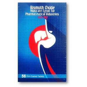 BISMUTH OXIDE 120 MG ( BISMUTH OXIDE ) 56 FILM-COATED TABLETS